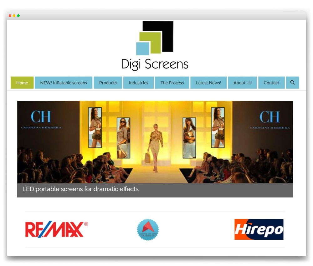 Digiscreens - Responsive WordPress website