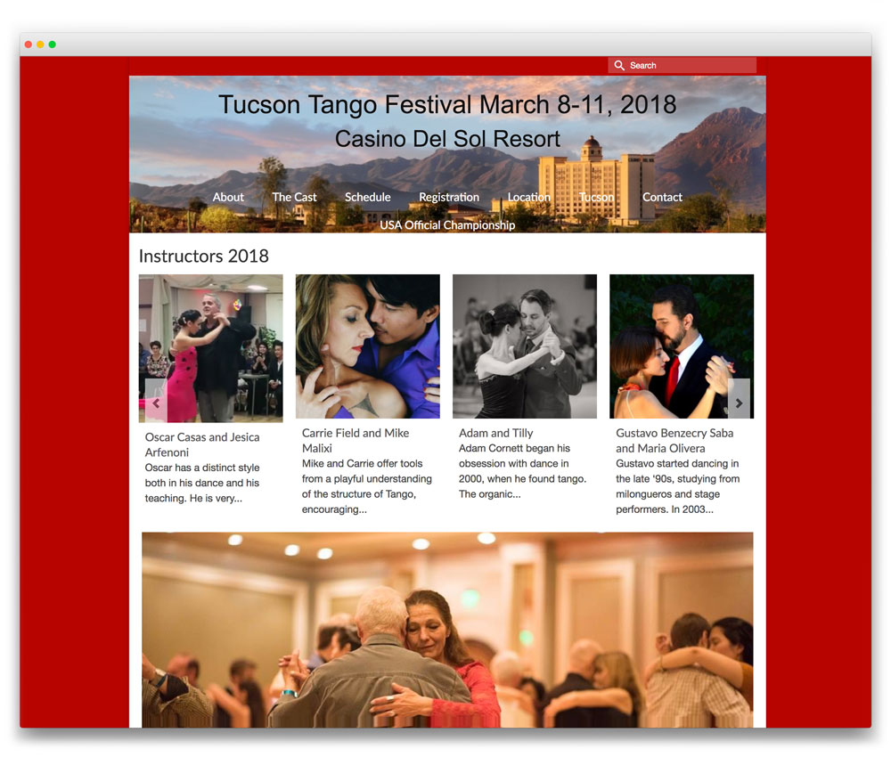 Tucson Tango Festival The Design Web